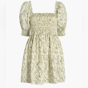 Hill House Home Athena Nap Dress Yellow Basketweave